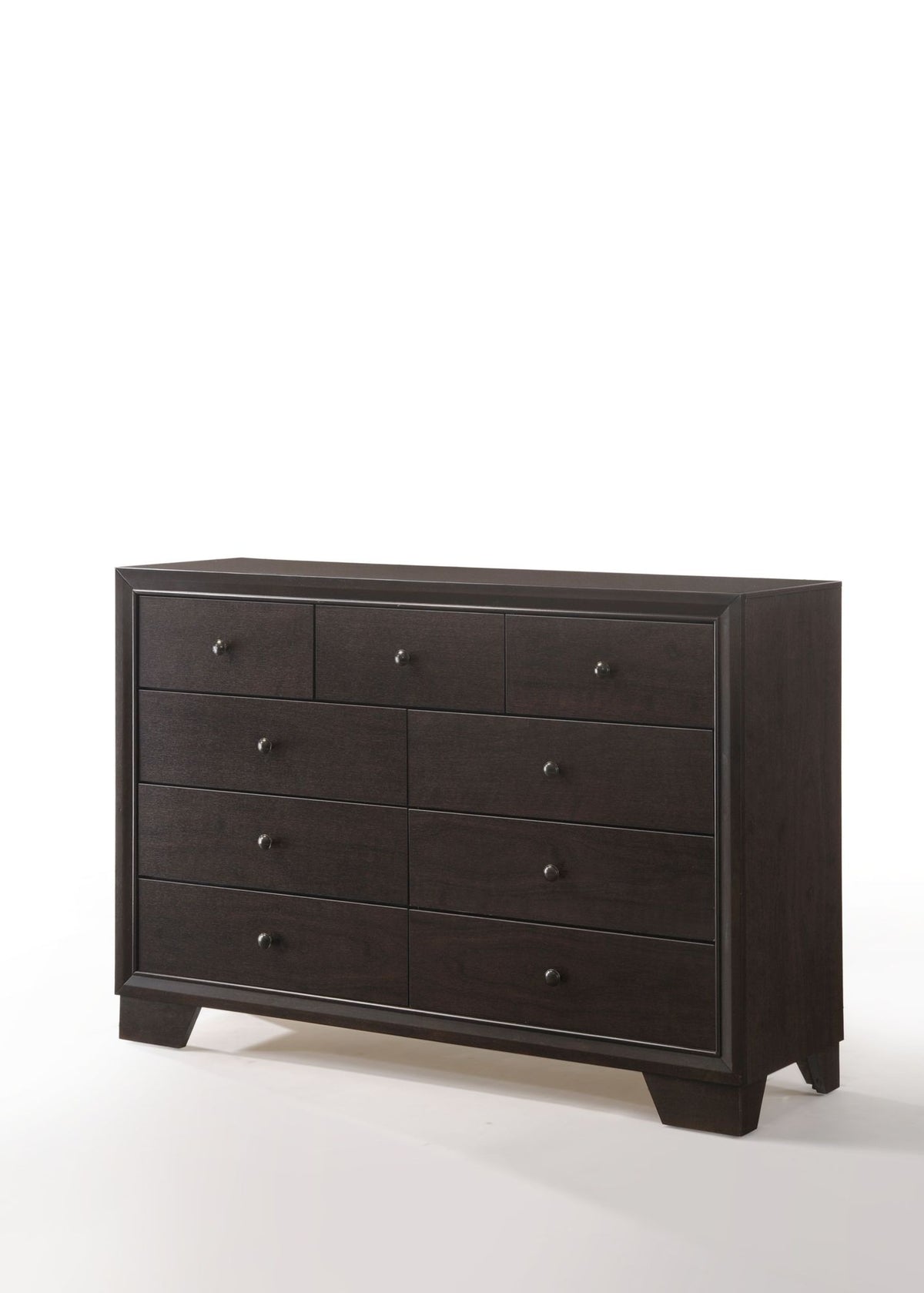 Freestanding Black Mirror with Minimalist Style