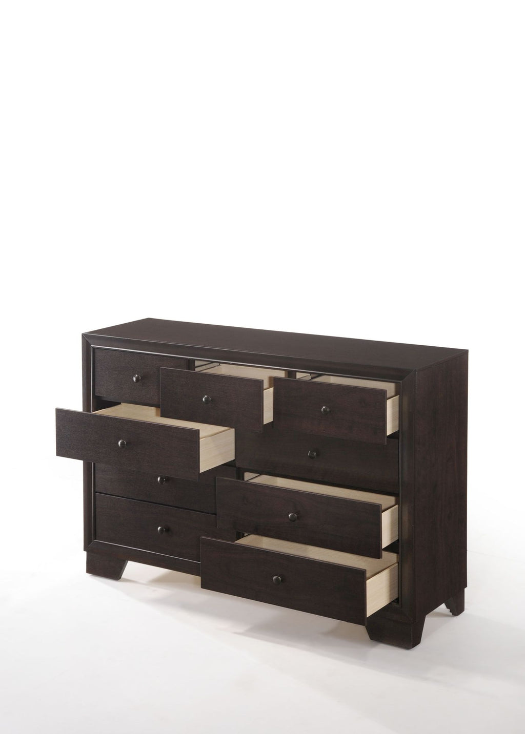 Freestanding Black Mirror with Minimalist Style