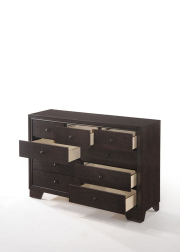 Freestanding Black Mirror with Minimalist Style