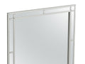Elegant LED Accent Mirror with Silver Champagne Finish