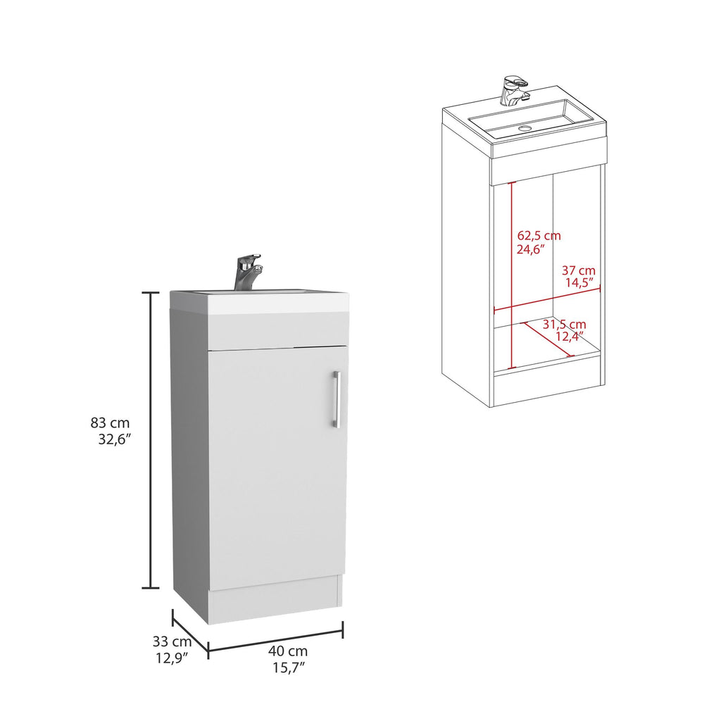 Madrid Single-Door Bathroom Vanity