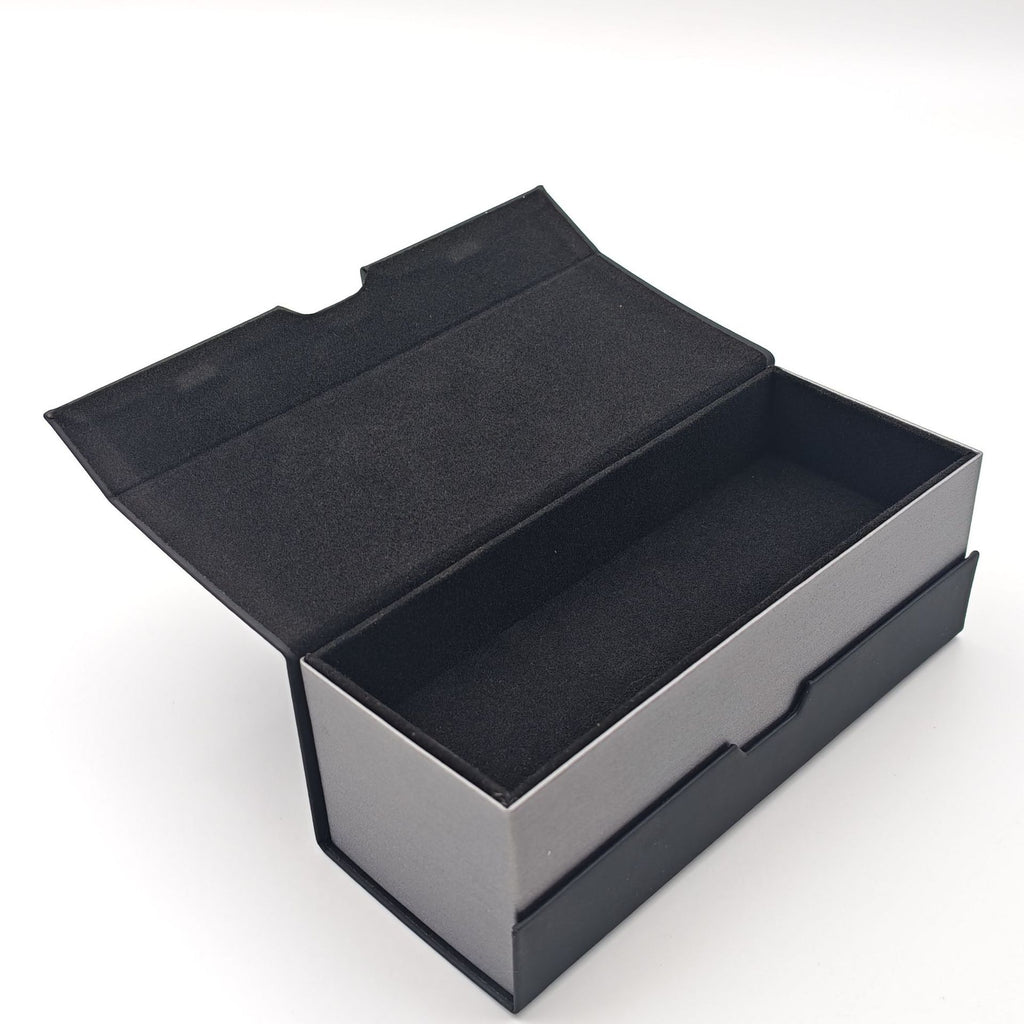 Magnetic Glasses Case with Separate Sections for Sunglasses and Eyewear