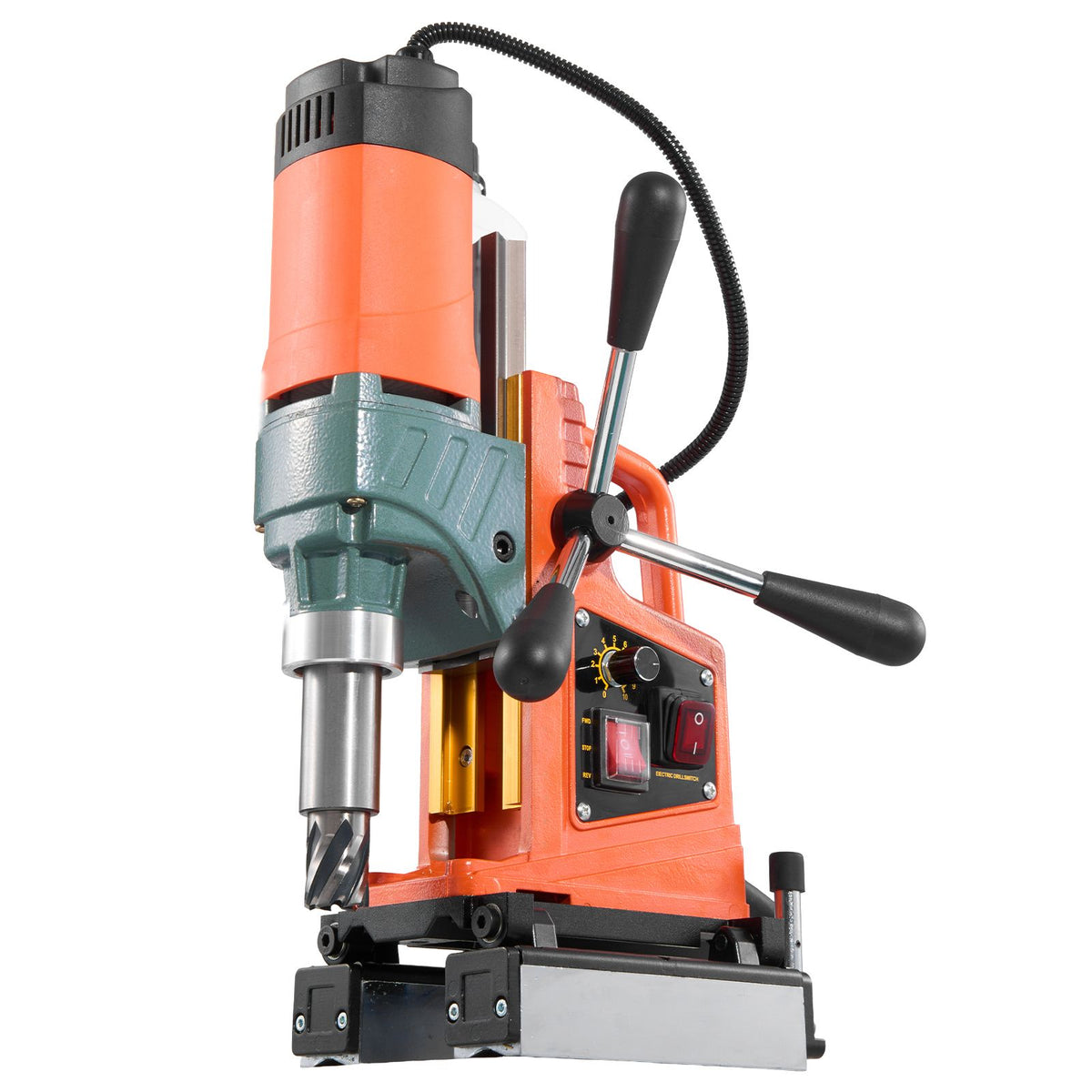 Reversible Magnetic Drill Press with Core Bit Set