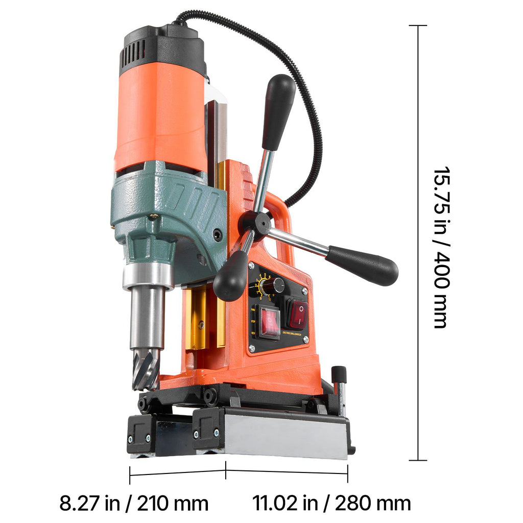 Reversible Magnetic Drill Press with Core Bit Set