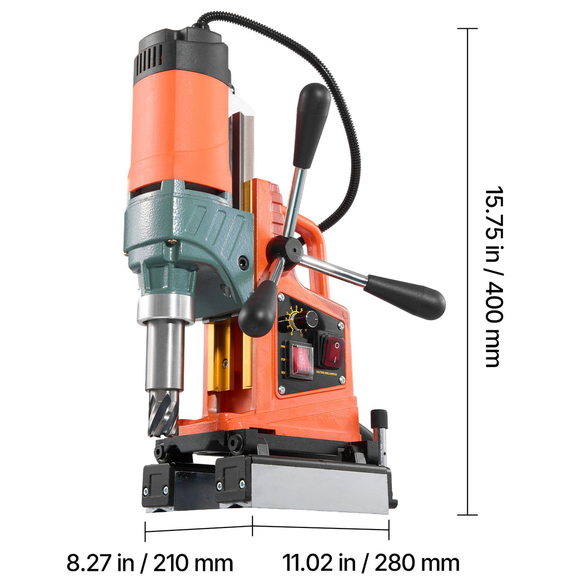 Reversible Magnetic Drill Press with Core Bit Set