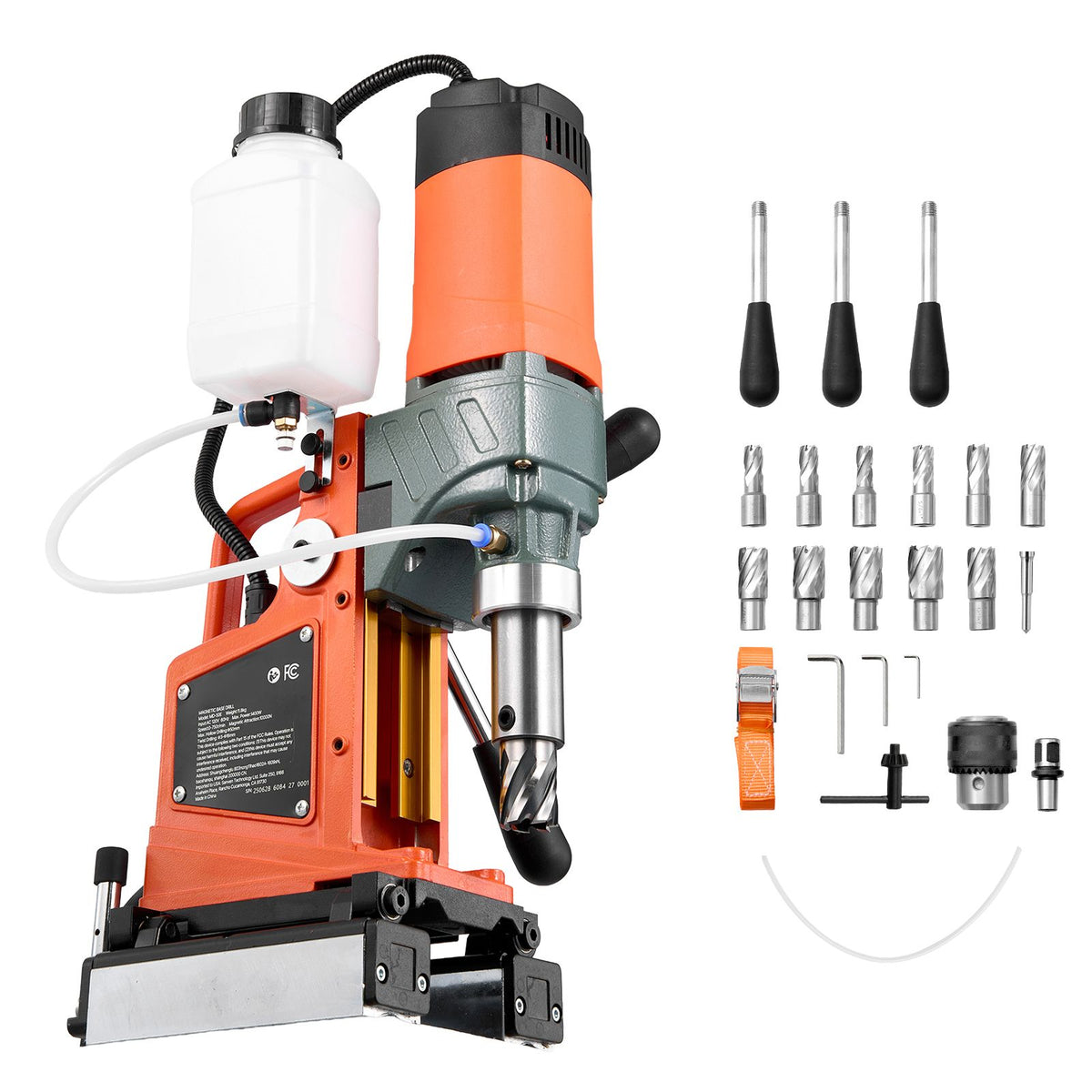 Reversible Magnetic Drill Press with Core Bit Set