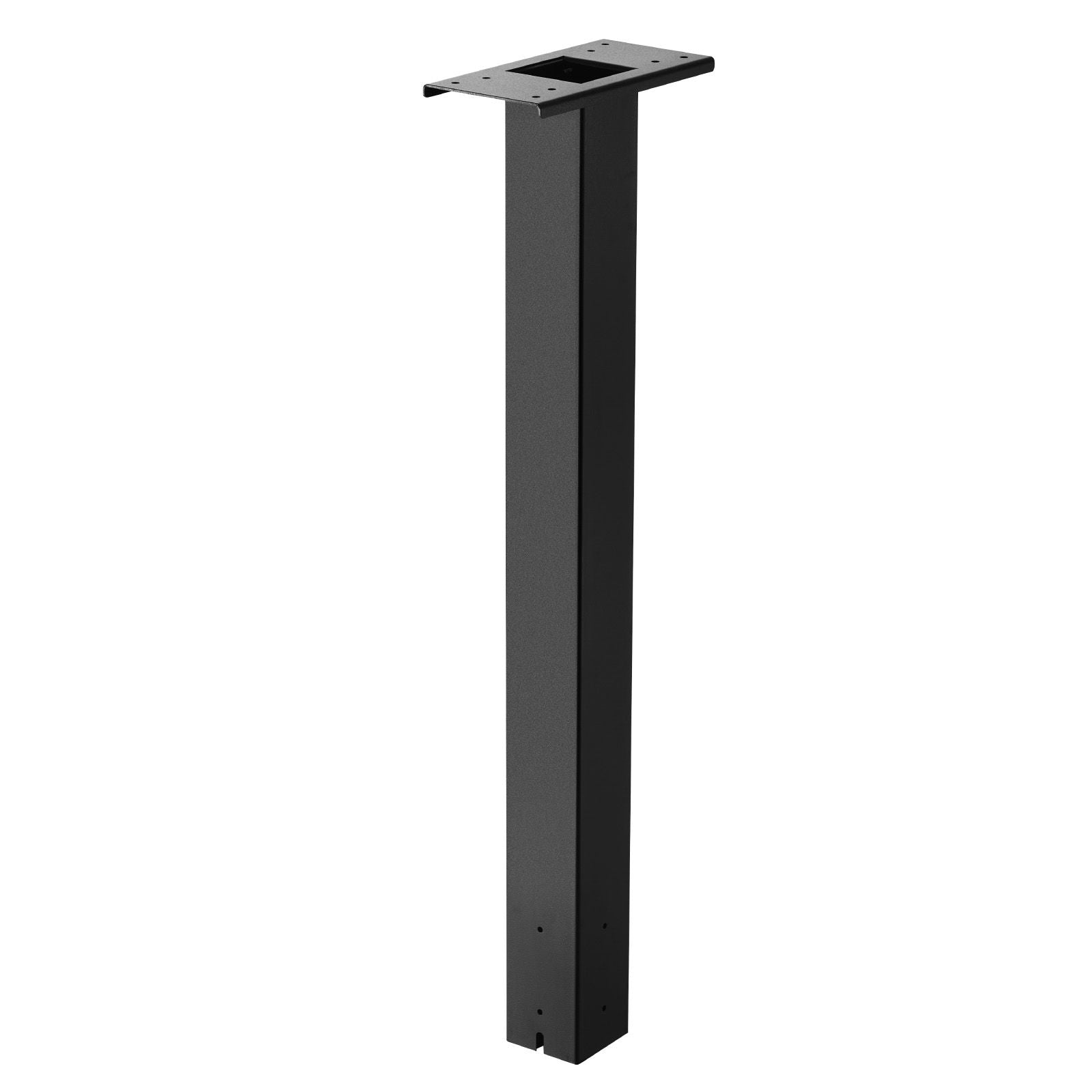 Black In-Ground Mailbox Post with Universal Mount