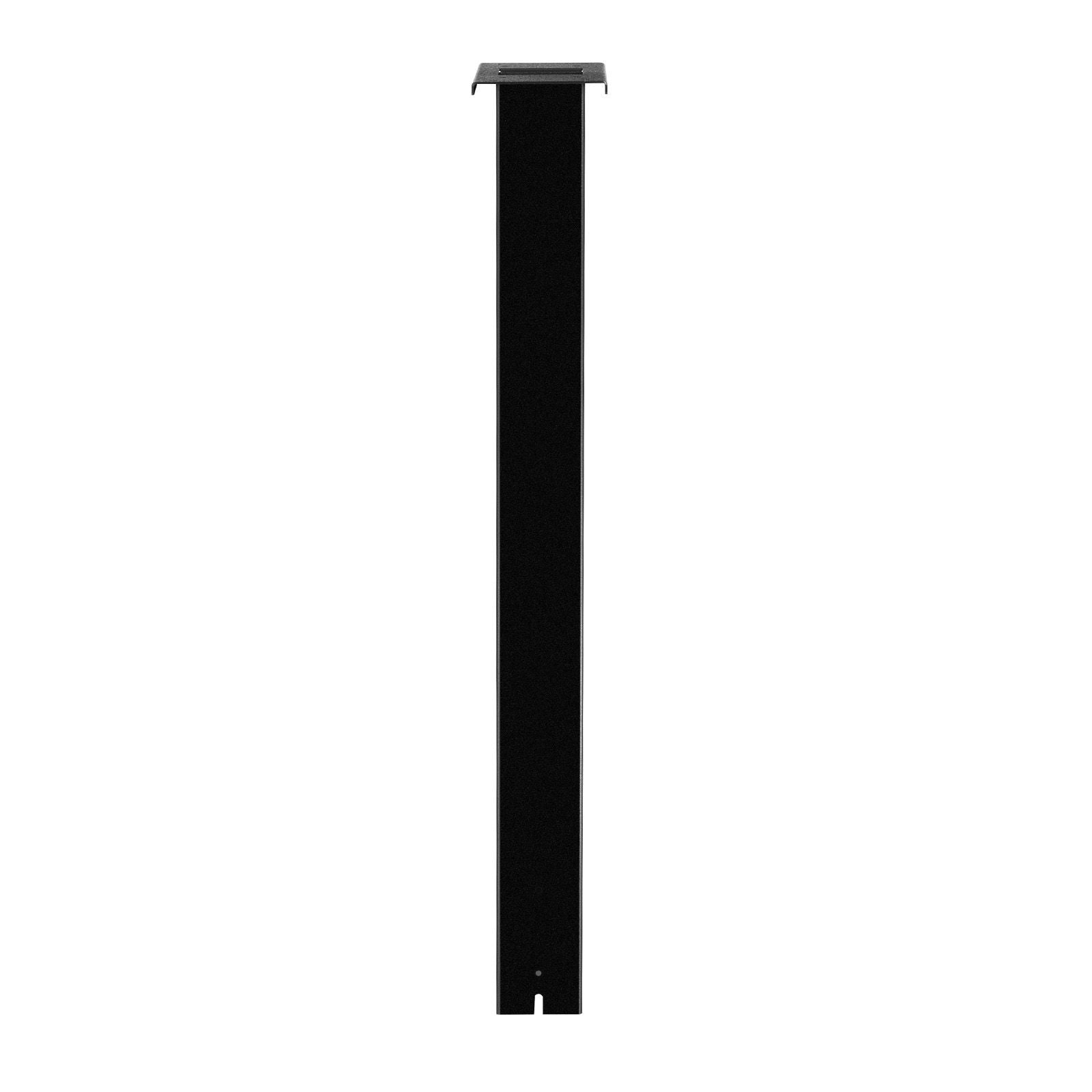 Black In-Ground Mailbox Post with Universal Mount