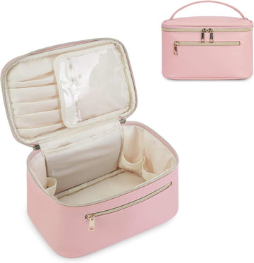 Travel Makeup Organizer Bag in Vegan Leather – Patent Pending Design