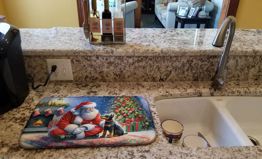 Absorbent Dish Drying Mat for Kitchen Counter,, Non-Slip