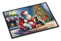 Festive Santa Claus Doormat for Entryway, Non-Slip Indoor/Outdoor Mat