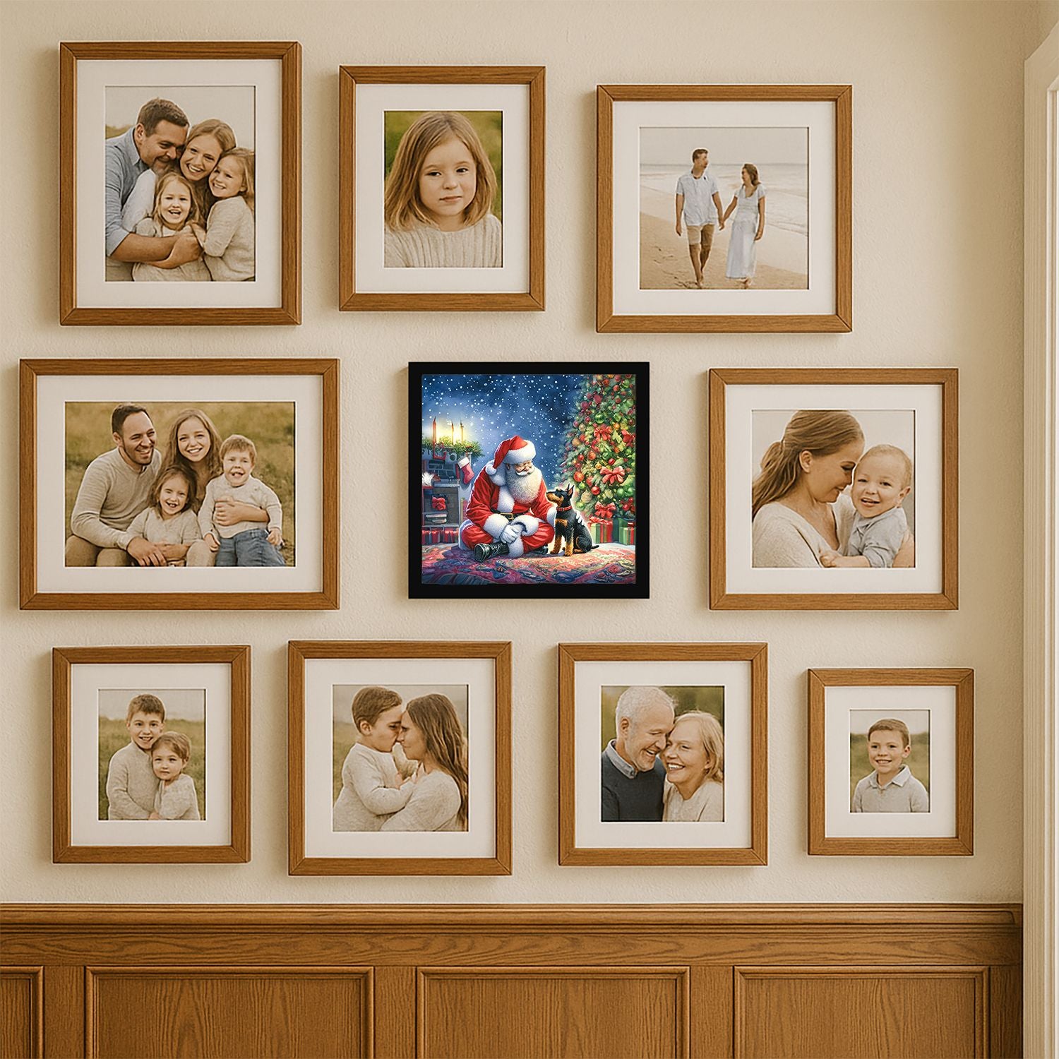 Holiday Framed Metal Print Wall Art – Ready to Hang