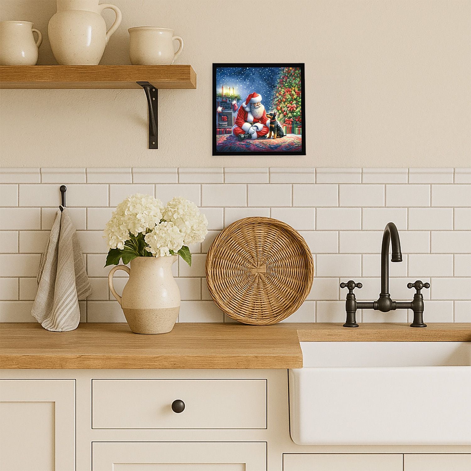 Holiday Framed Metal Print Wall Art – Ready to Hang