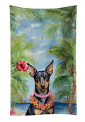 Manchester Terrier Luau Decorative Kitchen Towel