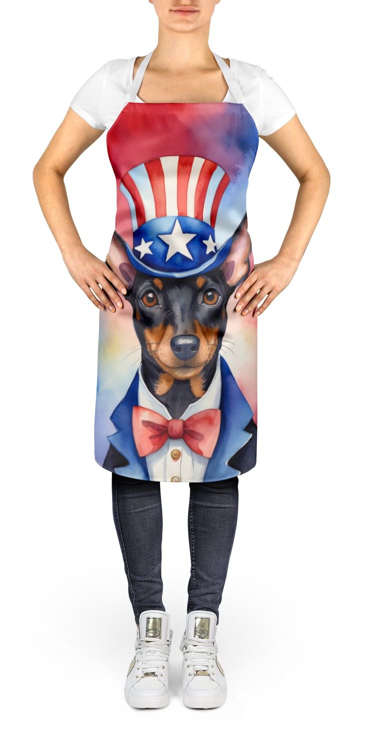 Manchester Terrier Patriotic Art Apron