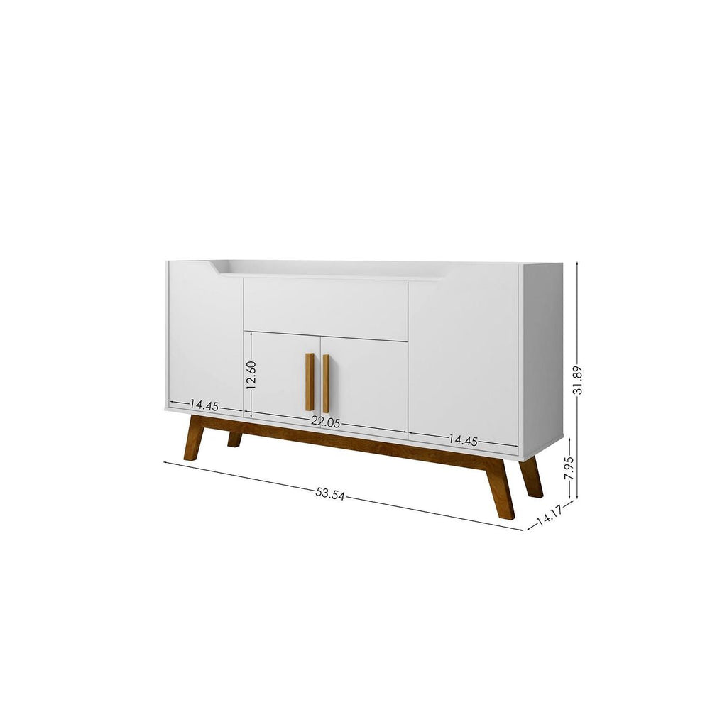 Addie Mid-Century Sideboard with Concealed Storage