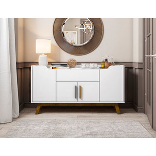 Addie Mid-Century Sideboard with Concealed Storage