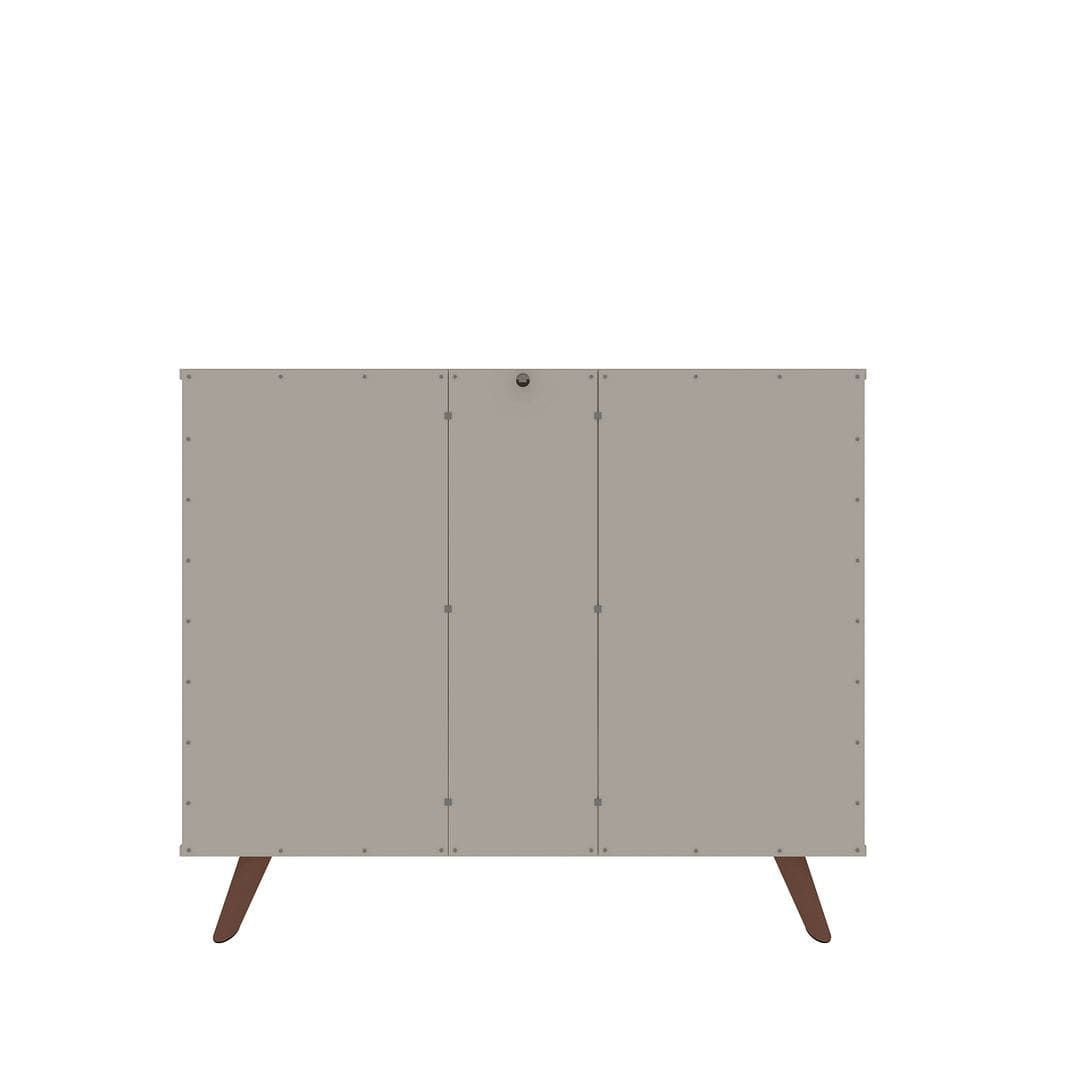 Hampton Off-White Sideboard with Open and Concealed Storage