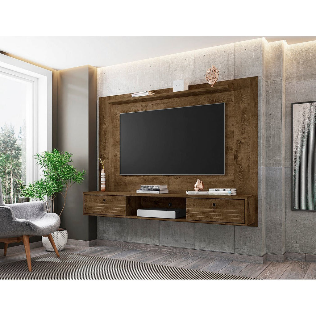 Liberty Floating Entertainment Center with Display Shelf