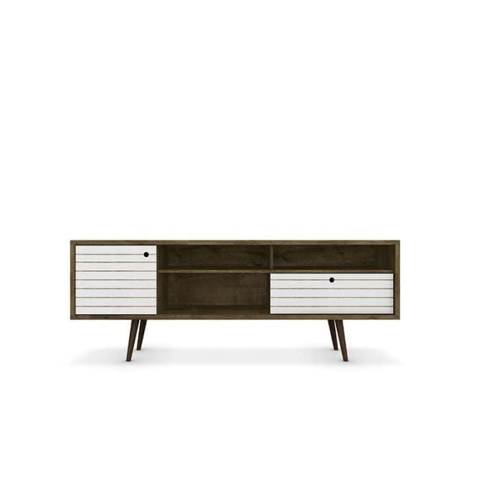 Liberty Mid-Century TV Stand with Concealed Storage