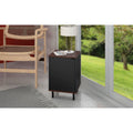 Mosholu Mid-Century Nightstand with Concealed Shelves