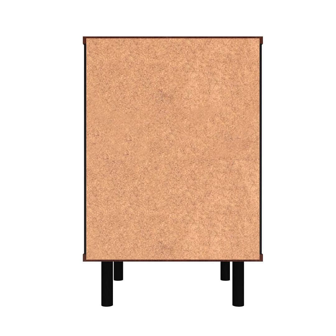 Mosholu Mid-Century Nightstand with Concealed Shelves