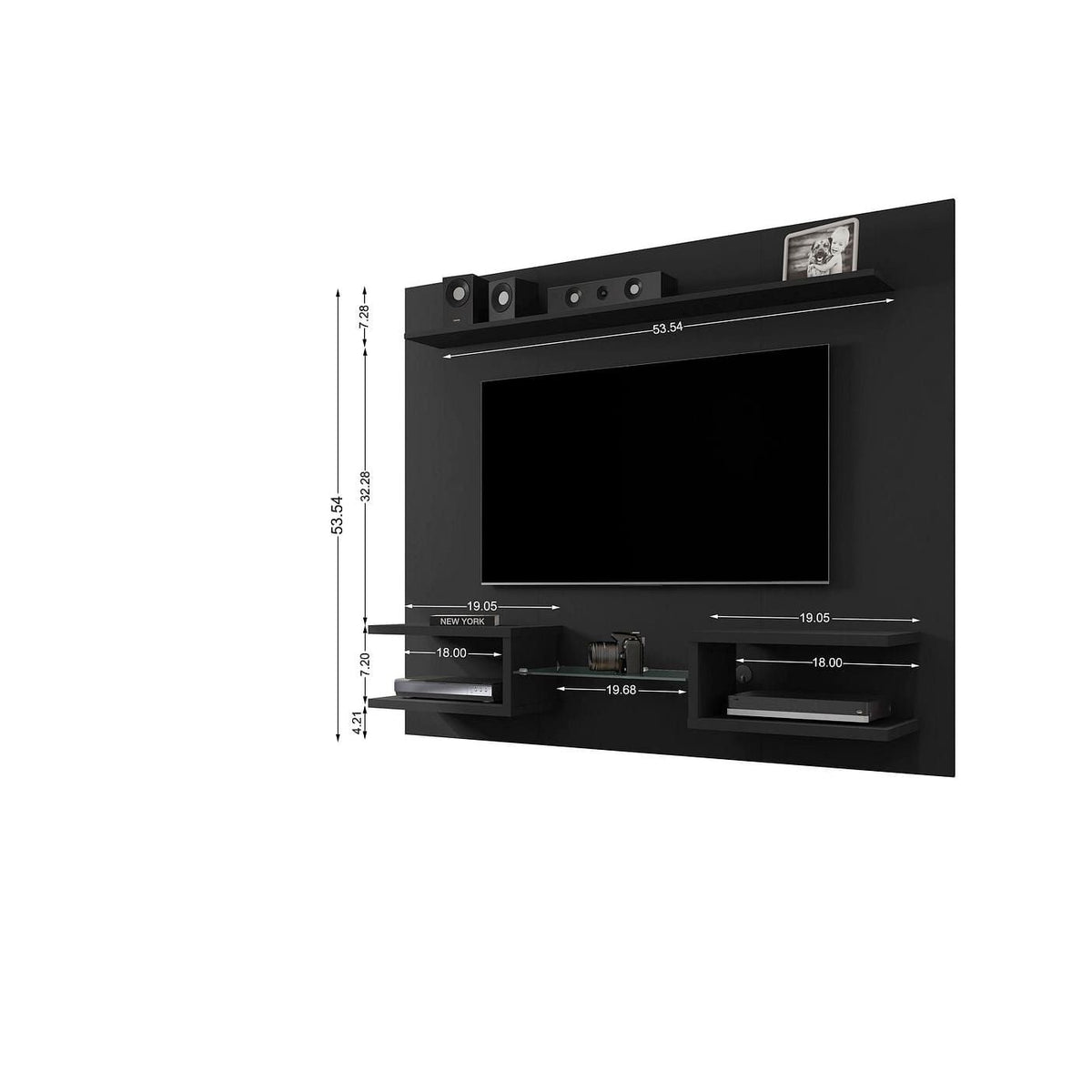 Plaza Modern Floating Wall Entertainment Center