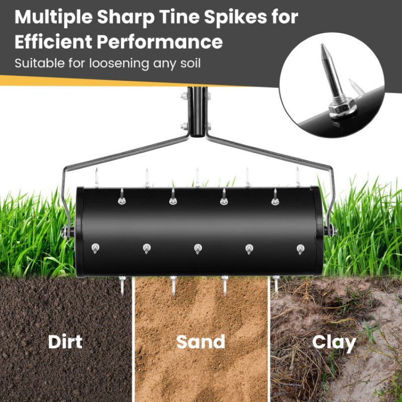 Achieve a Lush Lawn with This Manual Aerator