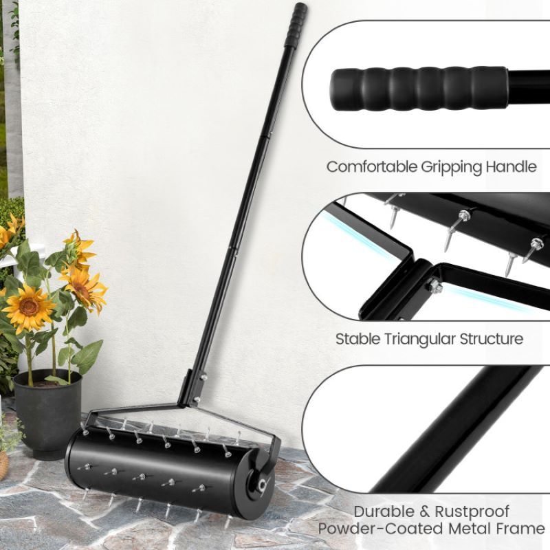 Achieve a Lush Lawn with This Manual Aerator
