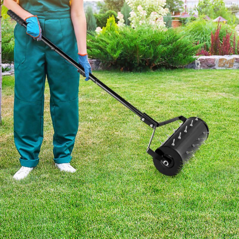 Achieve a Lush Lawn with This Manual Aerator