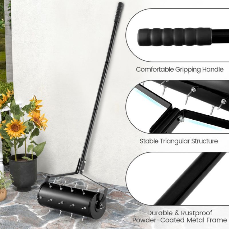 Achieve a Lush Lawn with This Manual Aerator