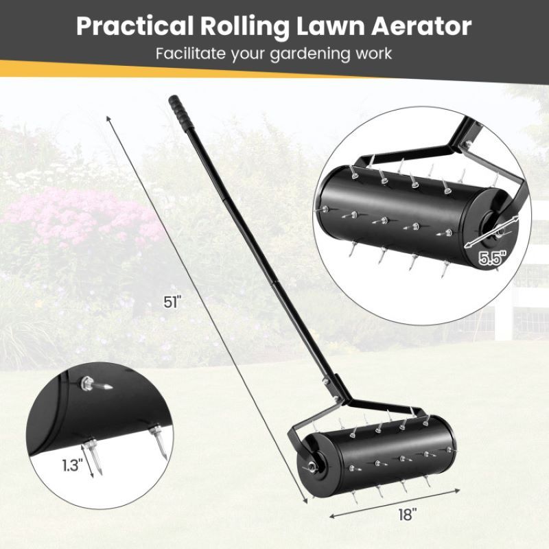 Achieve a Lush Lawn with This Manual Aerator
