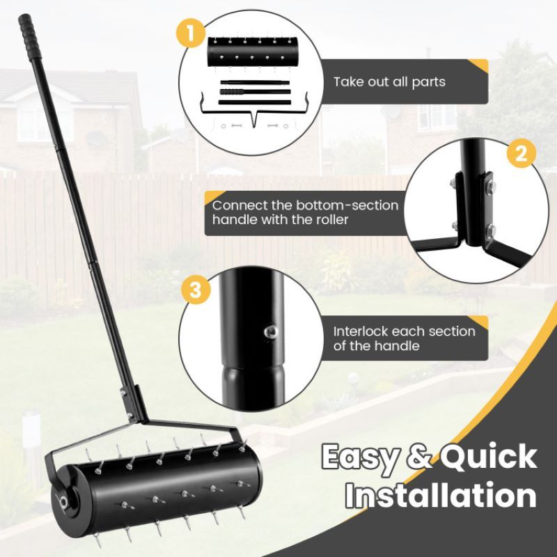 Achieve a Lush Lawn with This Manual Aerator