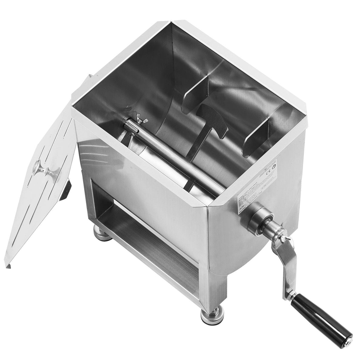 Manual Meat Mixer with Ergonomic Lever and Large Tank