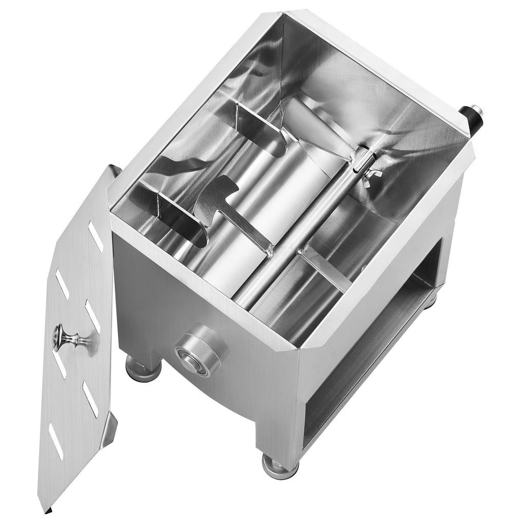 Manual Meat Mixer with Ergonomic Lever and Large Tank