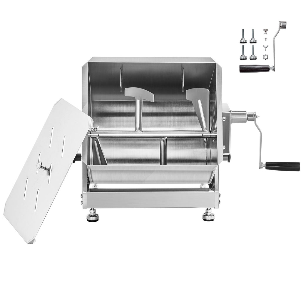 Manual Meat Mixer with Tilting Tank and Gearbox