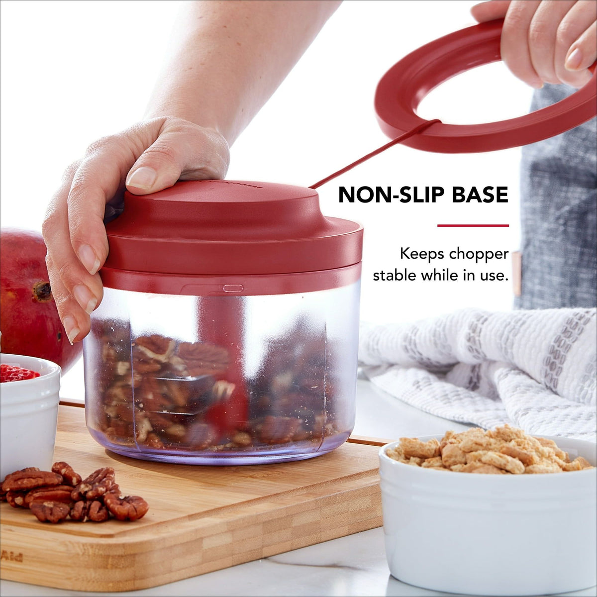 Empire Red Manual Pull Food Chopper