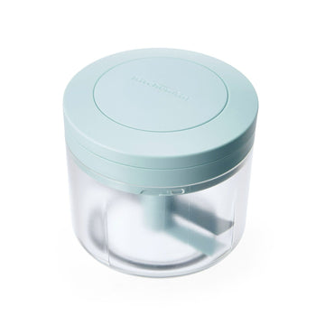 Manual Pull Food Chopper with Sharp Stainless Steel Blades for Quick and Easy Chopping