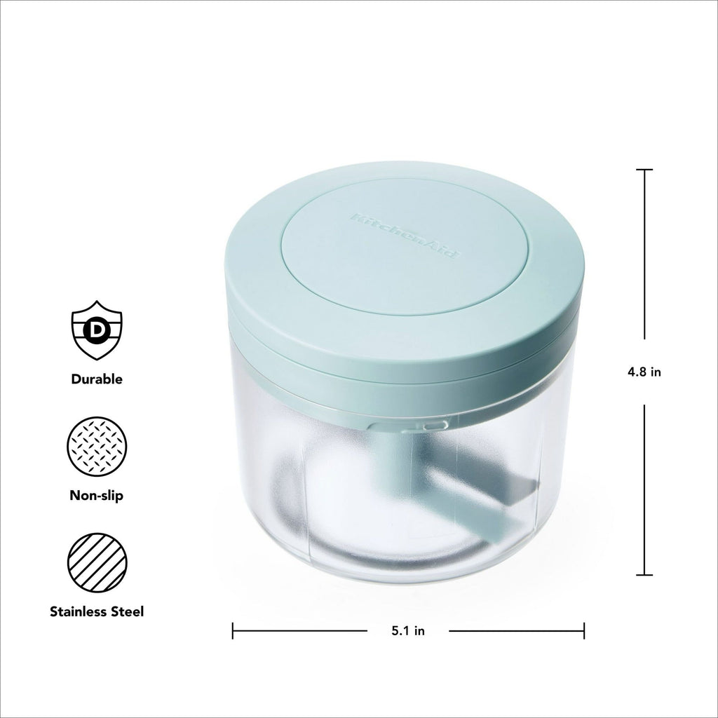 Manual Pull Food Chopper with Sharp Stainless Steel Blades for Quick and Easy Chopping