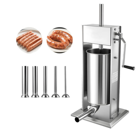 Vertical Manual Sausage Stuffer with Dual-Speed Control
