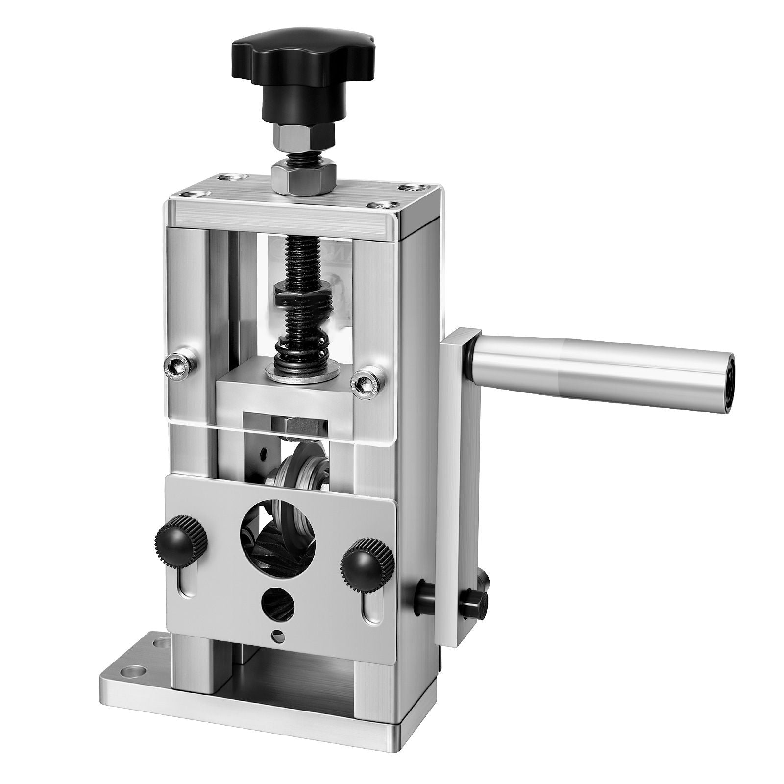 Portable Wire Stripping Machine with Hand-Crank and Drill Modes
