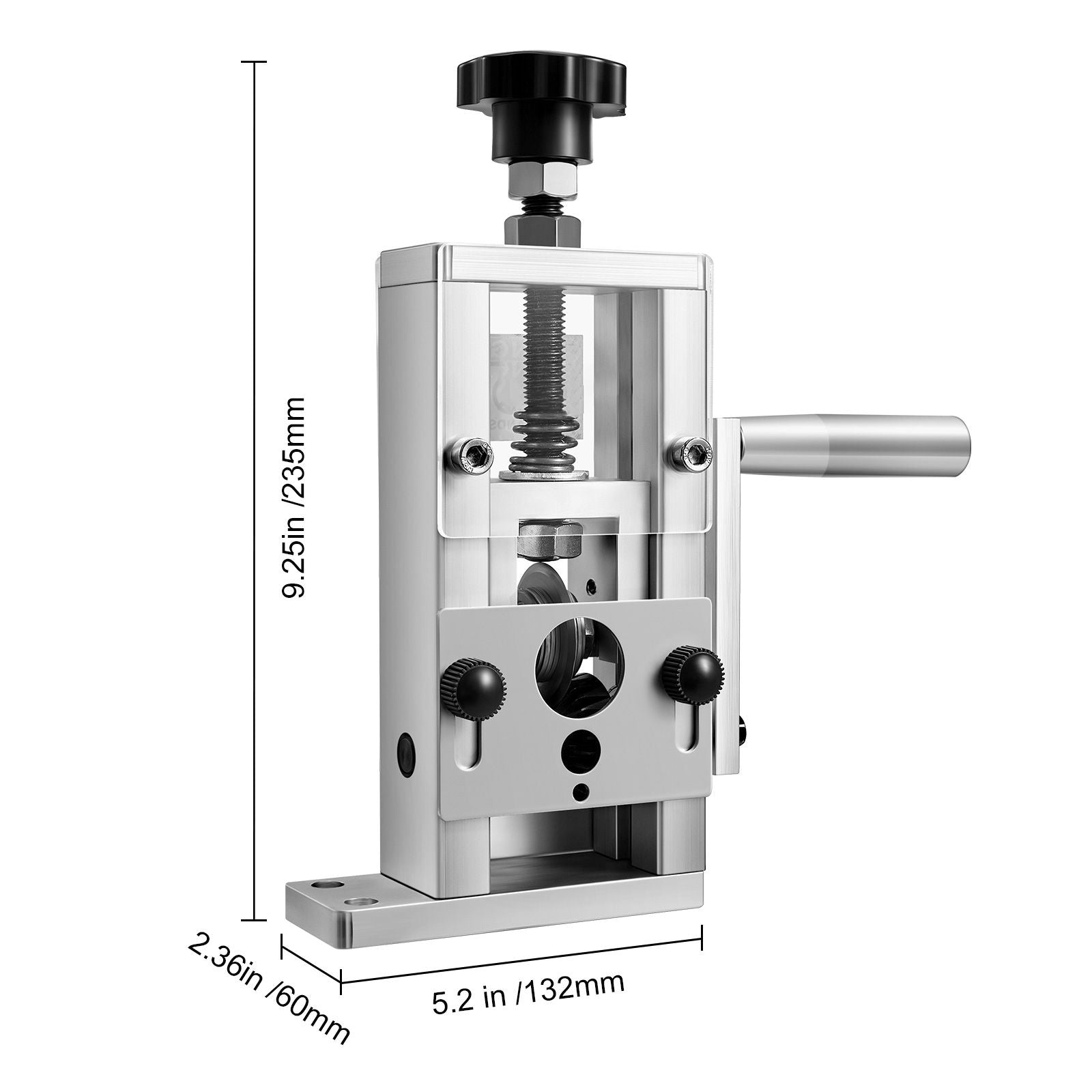 Portable Wire Stripping Machine with Hand-Crank and Drill Modes