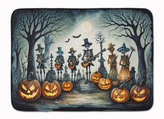 Mariachi Skeleton Band Halloween Floor Mat