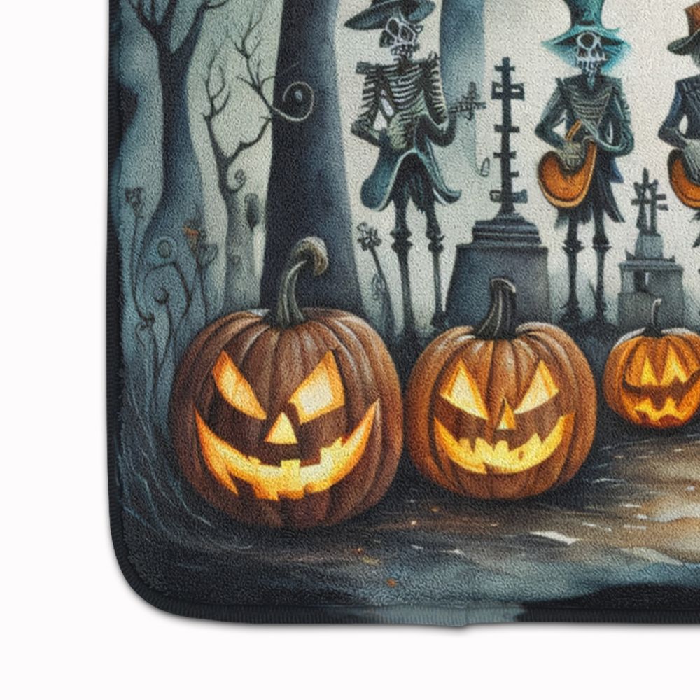 Mariachi Skeleton Band Halloween Floor Mat