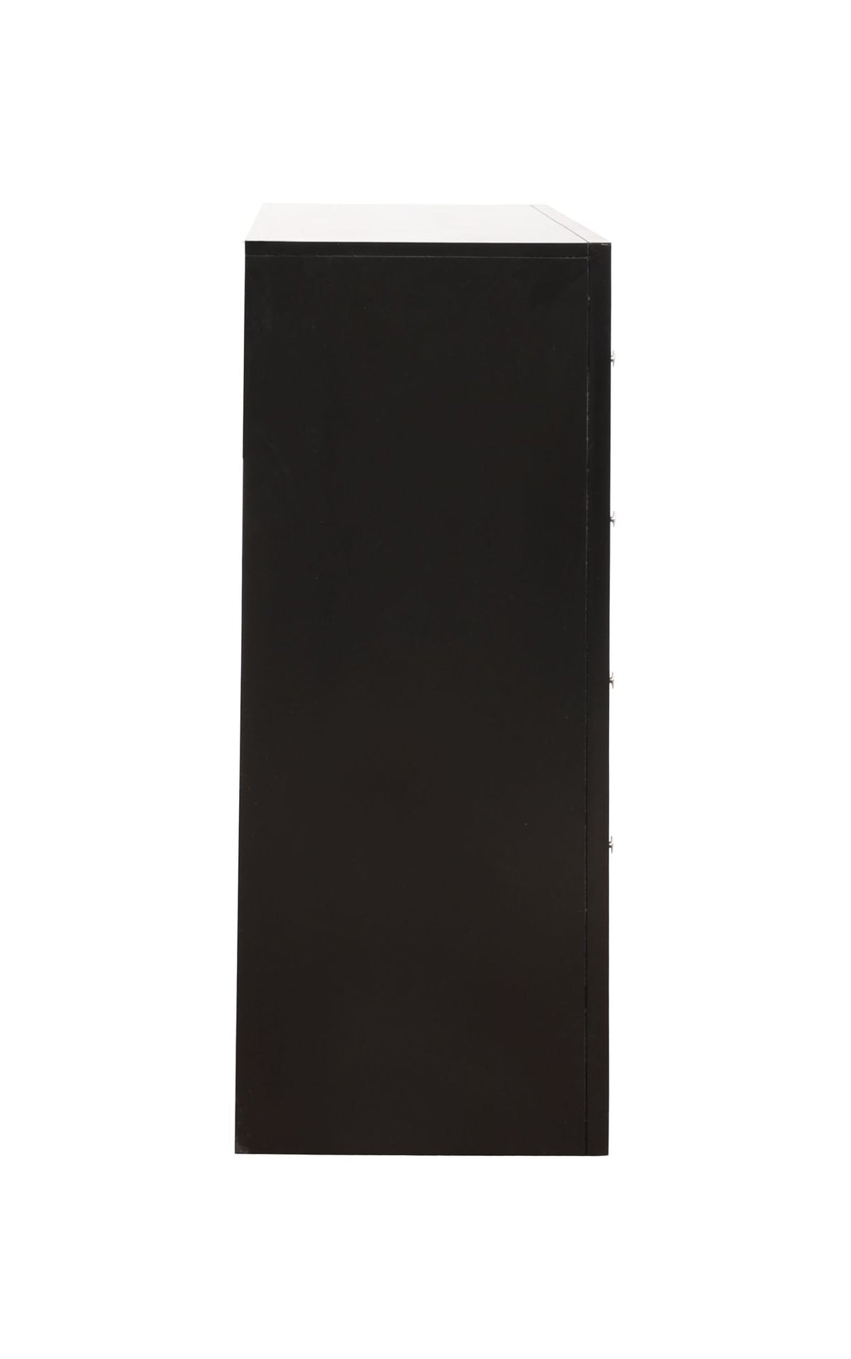 Marilla Black Dresser with Beveled Drawer Fronts