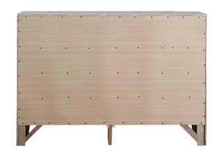 Marilla Silver Champagne Modern Bedroom Dresser