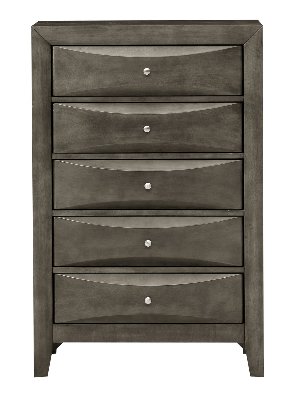 Marilla G1505-CH Chest, Gray – Molded Resin Fronts & Real Wood Veneers