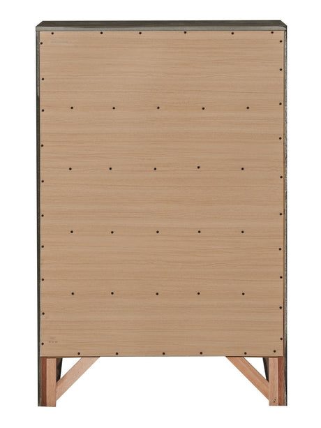 Marilla G1505-CH Chest, Gray – Molded Resin Fronts & Real Wood Veneers