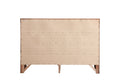 Marilla Cherry Dresser with Beveled Drawer Fronts