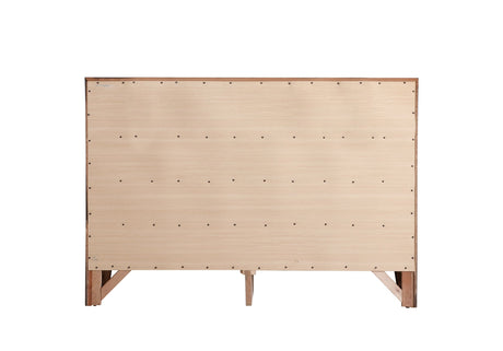 Marilla Cherry Dresser with Beveled Drawer Fronts